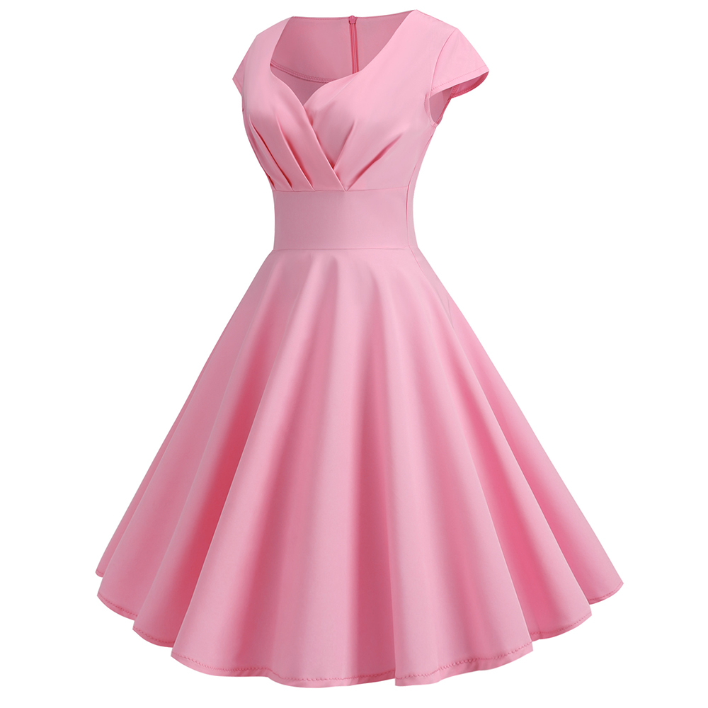 Women'S Fashion Of The 50S - Moda venda quente vestido feminino senhoras