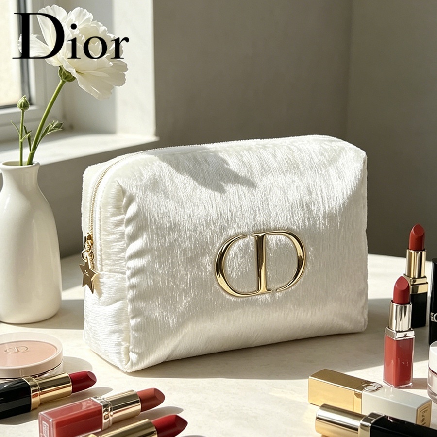 Women'S Fashion Essentials - Bolsa de viagem de veludo branco