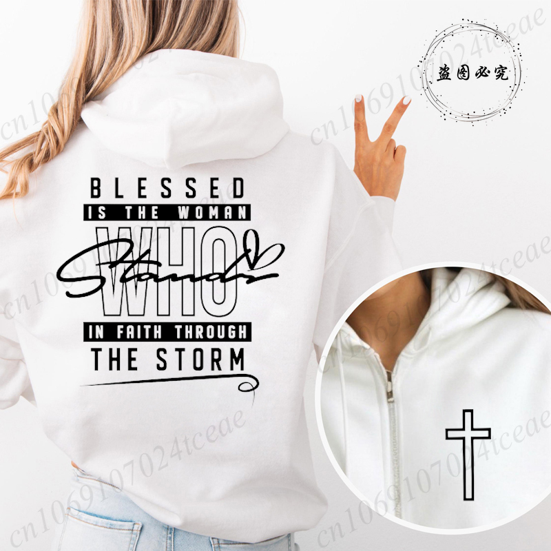 Women'S Fashion Zip Up Hoodies - Moletom com capuz e zíper com