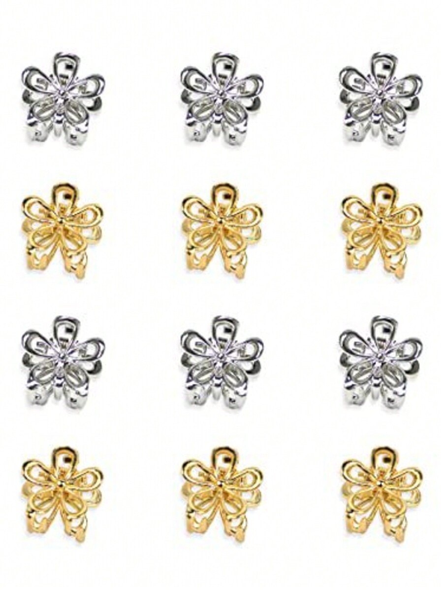 Women'S Fashion Petite - 12/4 Peças de Presilhas de Cabelo