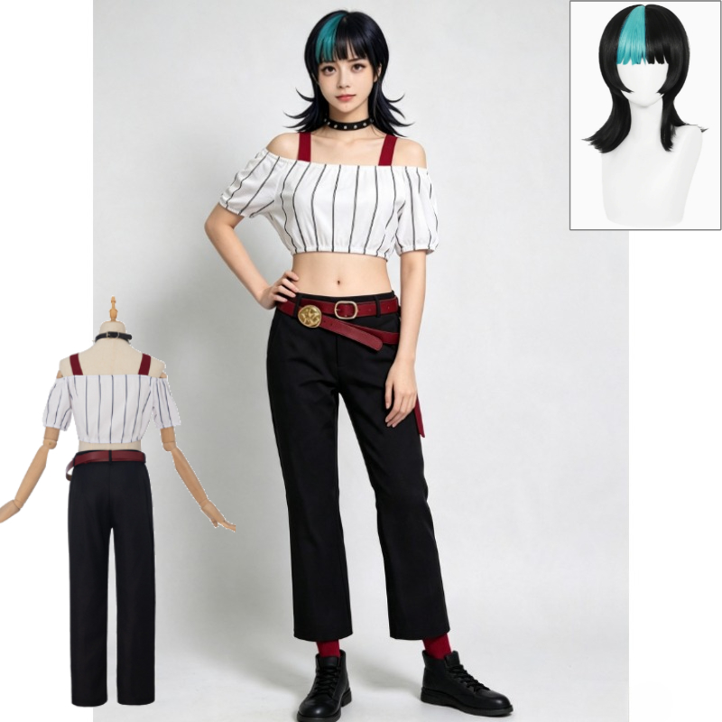 Off Shoulder Top - Fantasia de Cosplay Kirara Jujutsu Kaisen,