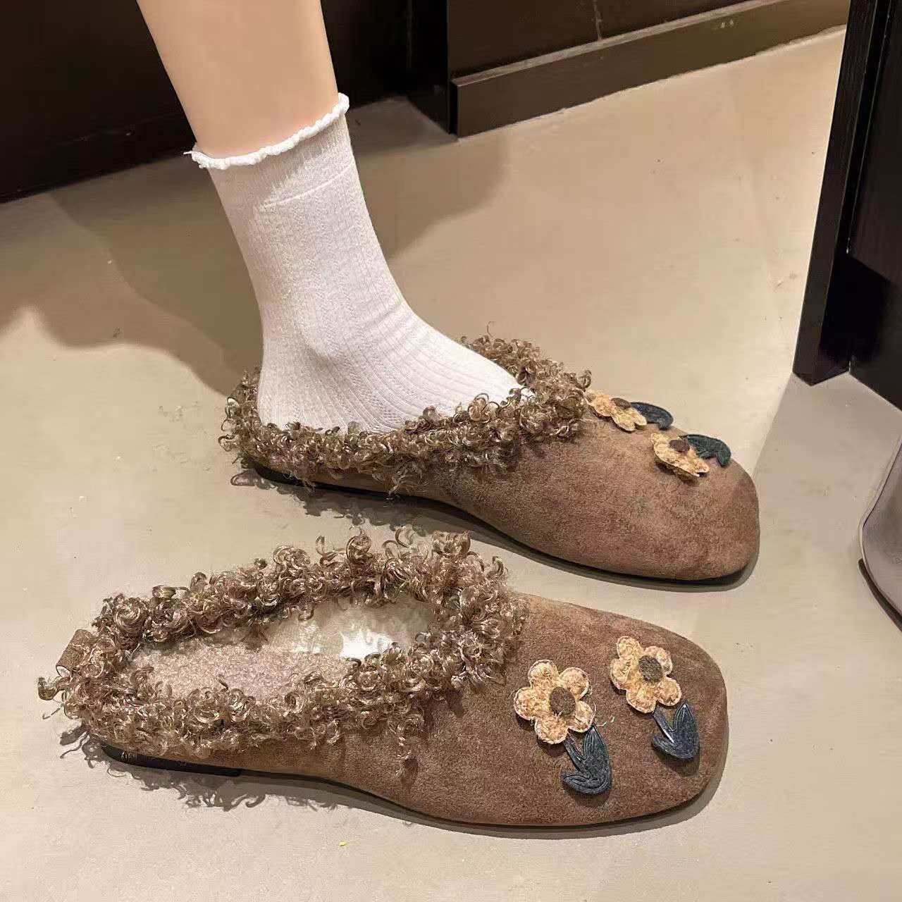 Women'S Fashion Winter 2026 - 2026 outono inverno chinelos de pelúcia