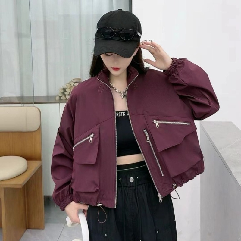 Women'S Fashion Utility Jacket - 2025 primavera outono moda coreana harajuku