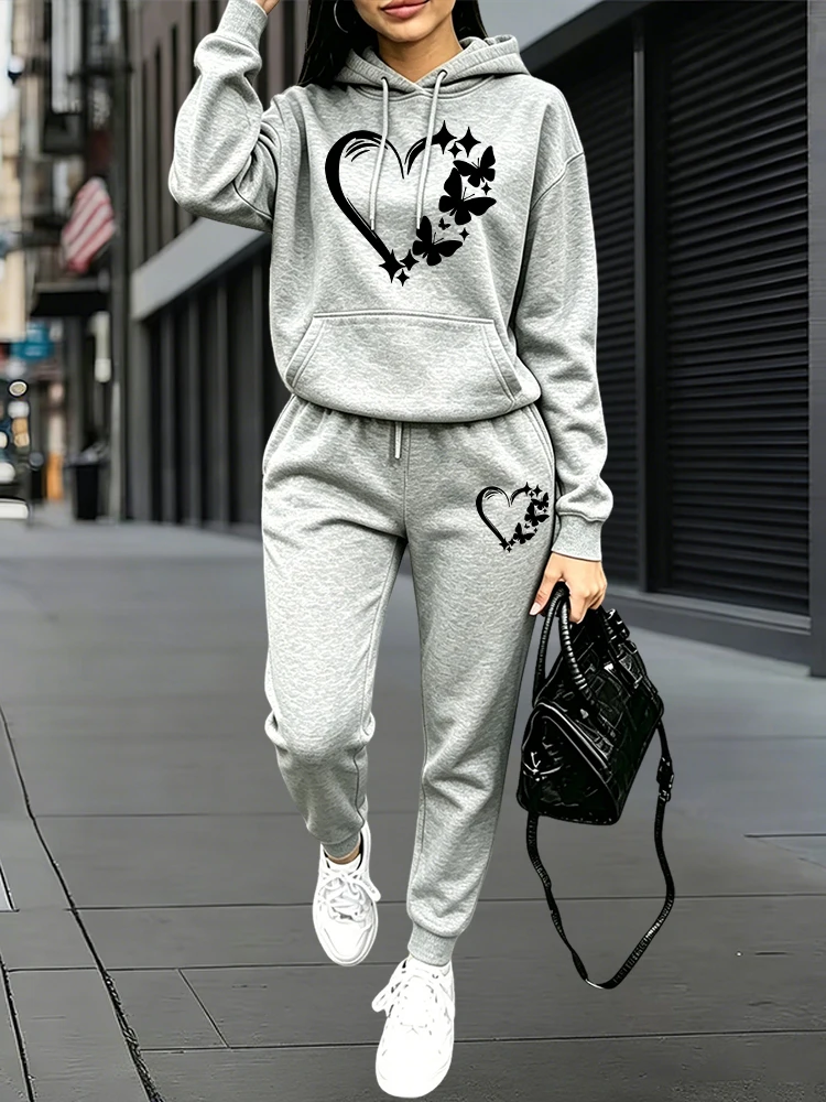 Women'S Fashion Winter 2026 - Conjunto de Moletom Feminino 2026: Novo