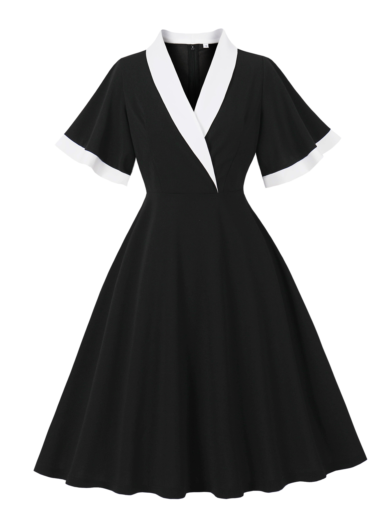 Vestido Preto Elegante com Gol - Women'S Fashion Of The 50S avaliação e preço