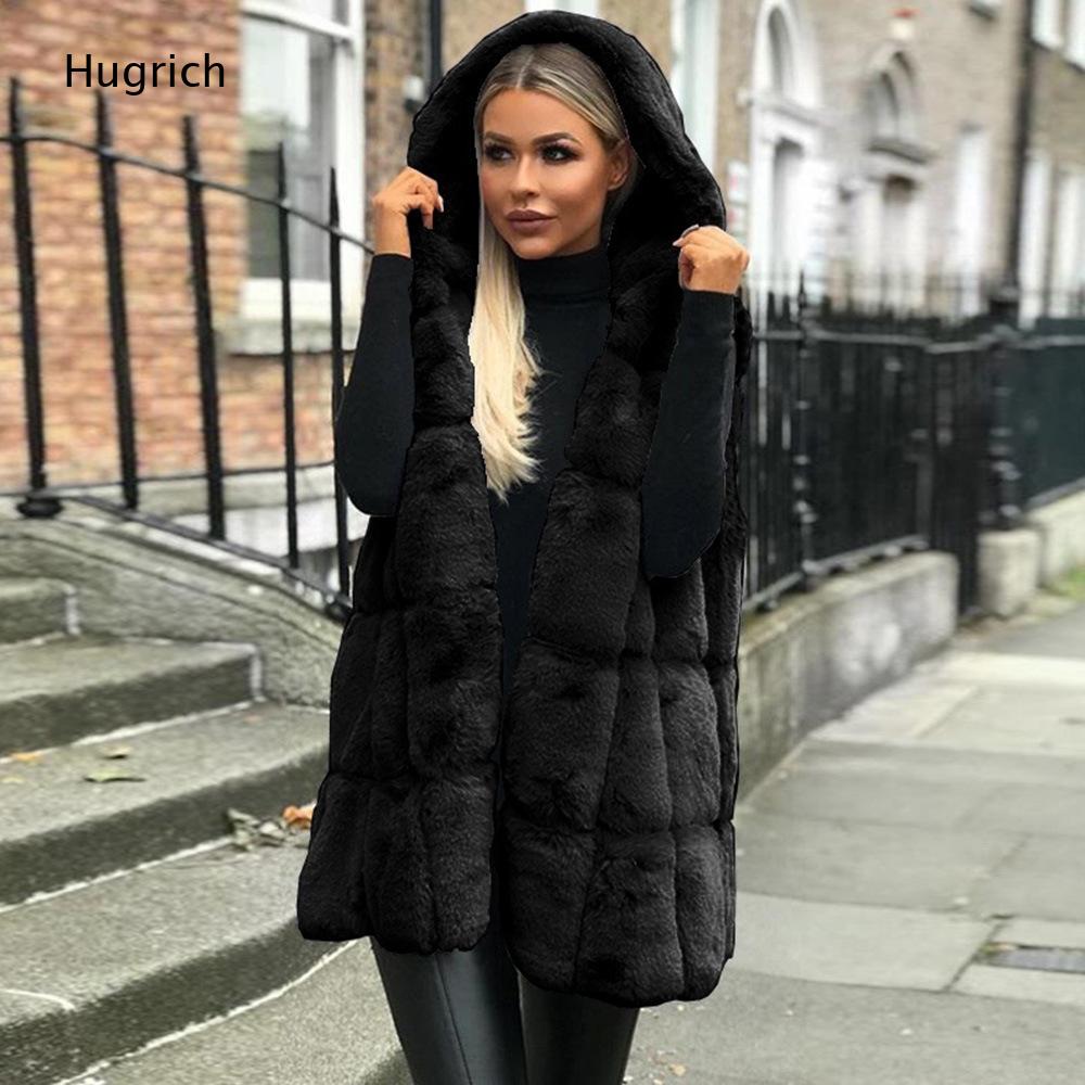 Colete Feminino Marrom de Pele - Women'S Fashion Gilet avaliação e preço