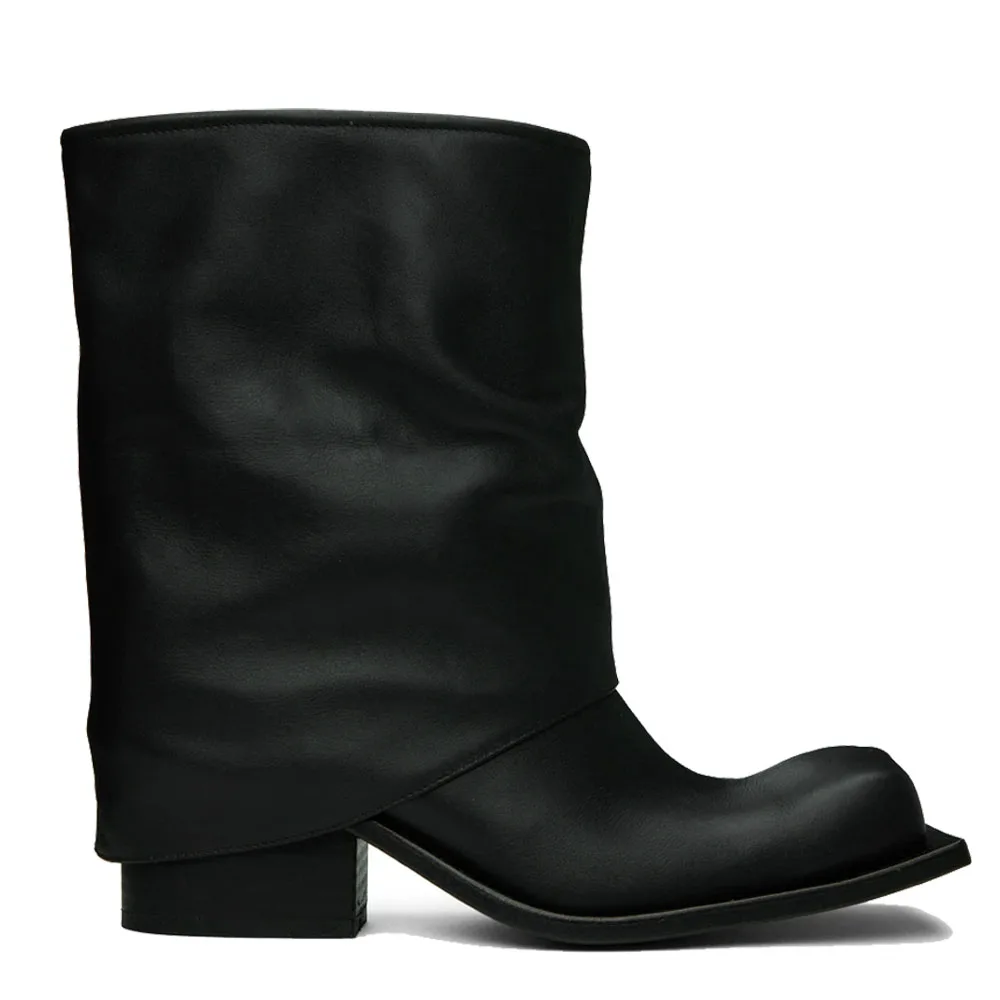 Botas de salto grosso dedo do  - Women'S Fashion Winter 2026 avaliação e preço