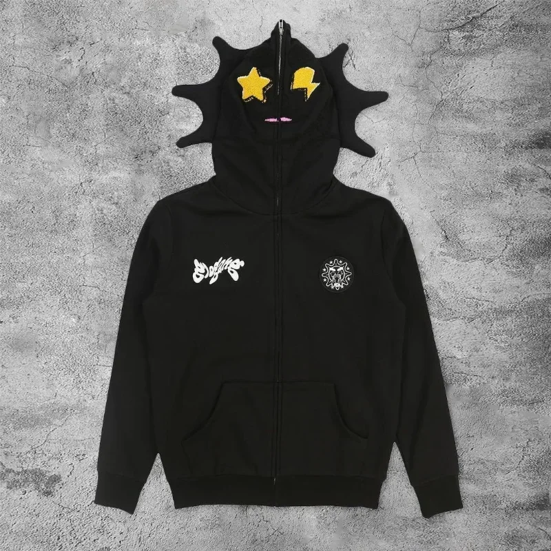 Feminino masculino y2k moda ho - Women'S Fashion Zip Up Hoodies avaliação e preço
