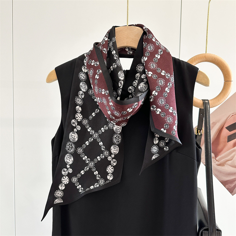 Joias estampadas 100% seda pes - Women'S Fashion Layering avaliação e preço