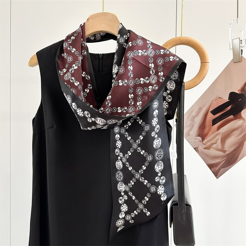 Joias estampadas 100% seda pes - Women'S Fashion Layering avaliação e preço