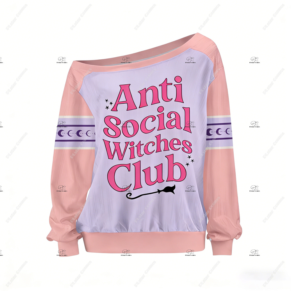 Moletom Feminino Casual com Om - Off Shoulder Top avaliação e preço
