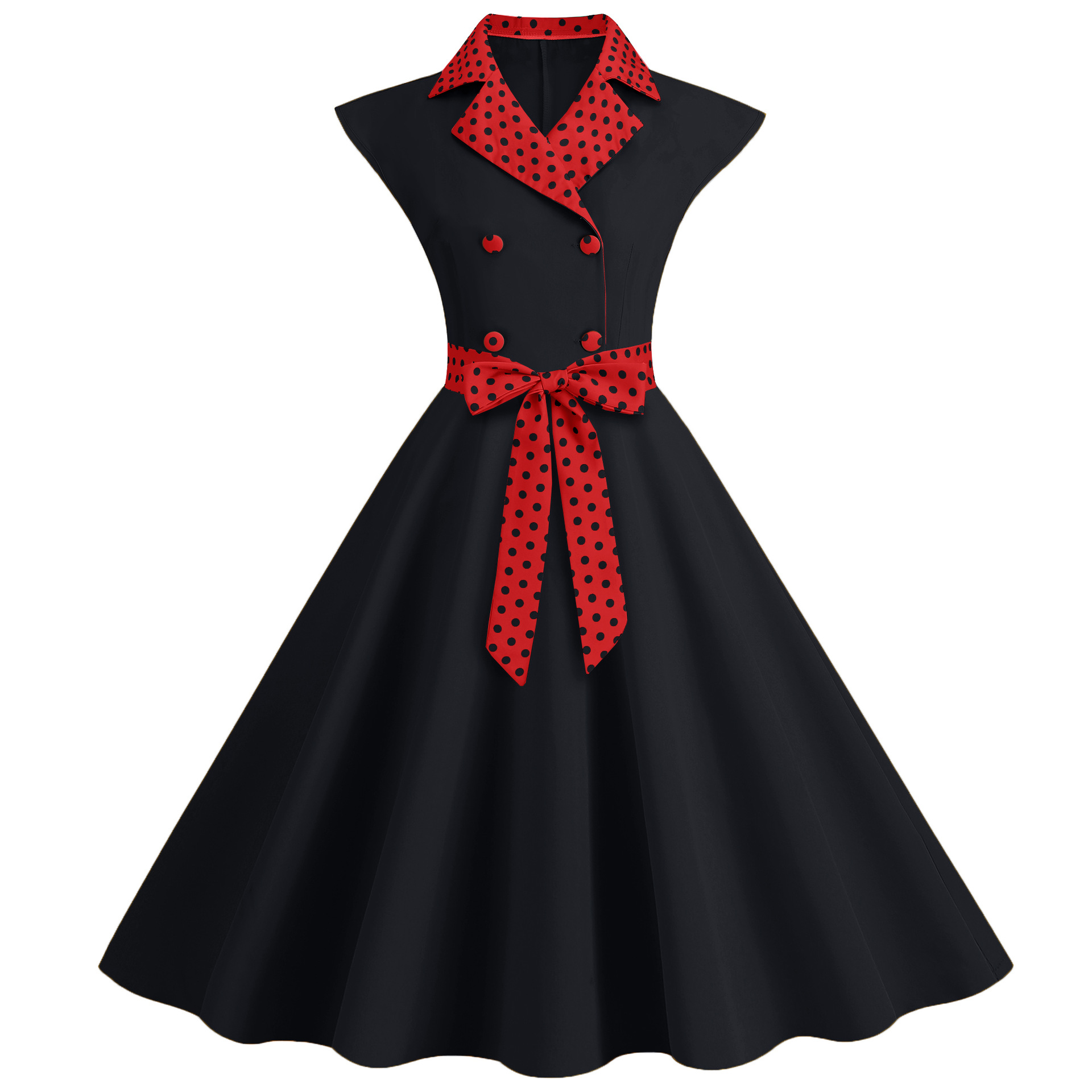 Vestido Vintage Elegante com E - Women'S Fashion Of The 50S avaliação e preço