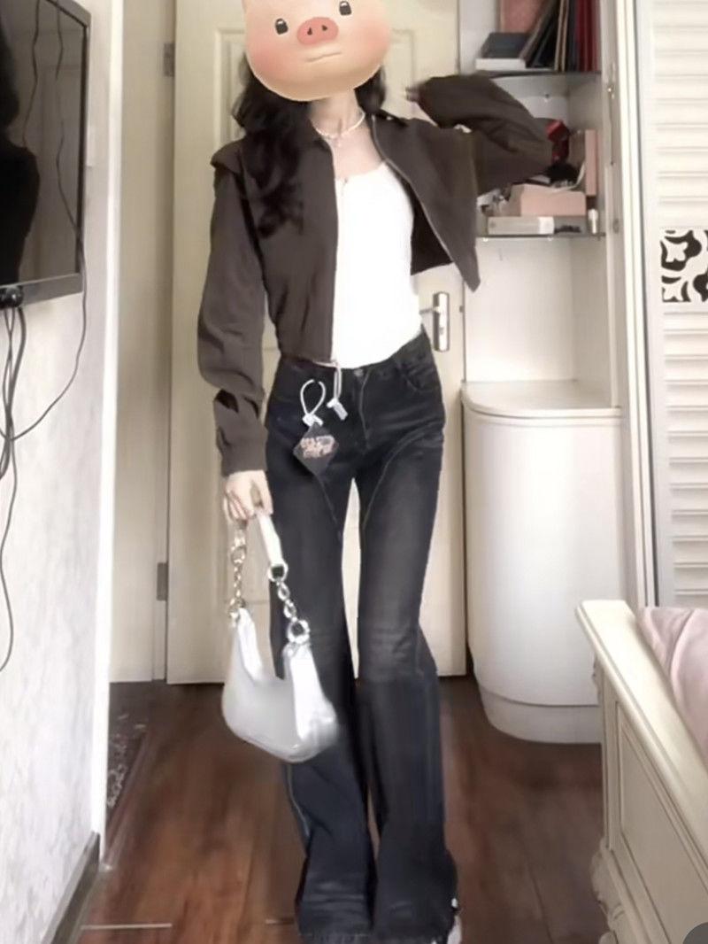 Mulher casacos jaquetas carga  - Women'S Fashion Utility Jacket avaliação e preço