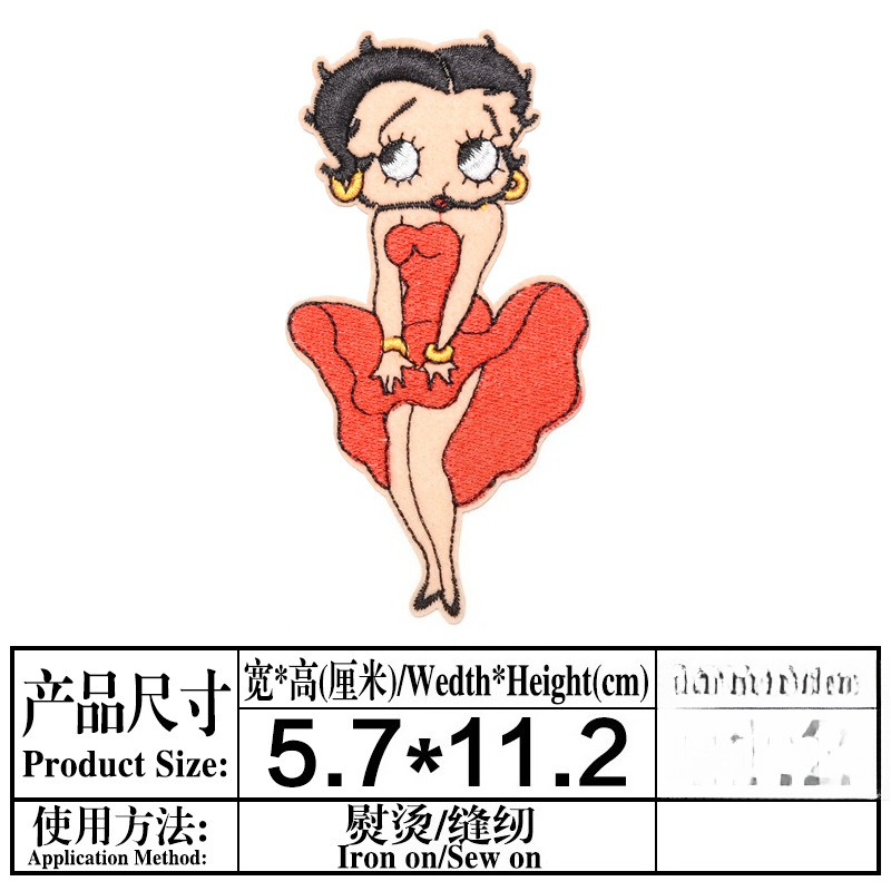 Patch Betty Boop com Estampa d - Women Fashion Images avaliação e preço