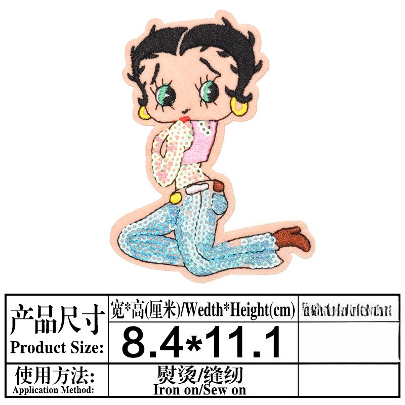 Patch Betty Boop com Estampa d - Women Fashion Images avaliação e preço