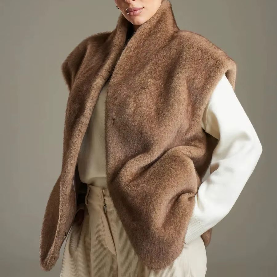 Colete Feminino IG26 Sem Manga - Women'S Fashion Gilet avaliação e preço