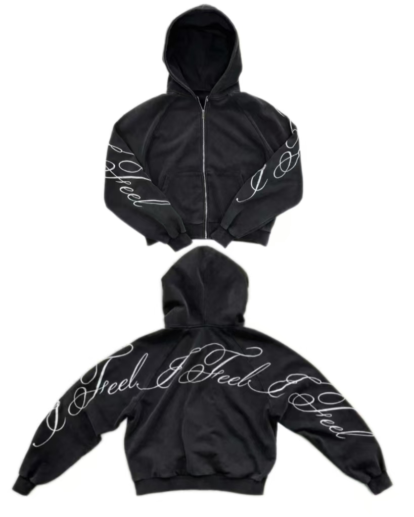 Y2k harajuku gótico carta impr - Women'S Fashion Zip Up Hoodies avaliação e preço