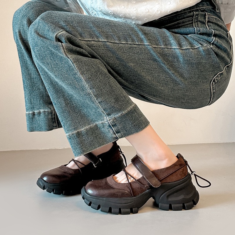 Novos Sapatos Retro Ballet Mar - Women'S Fashion Loafers avaliação e preço