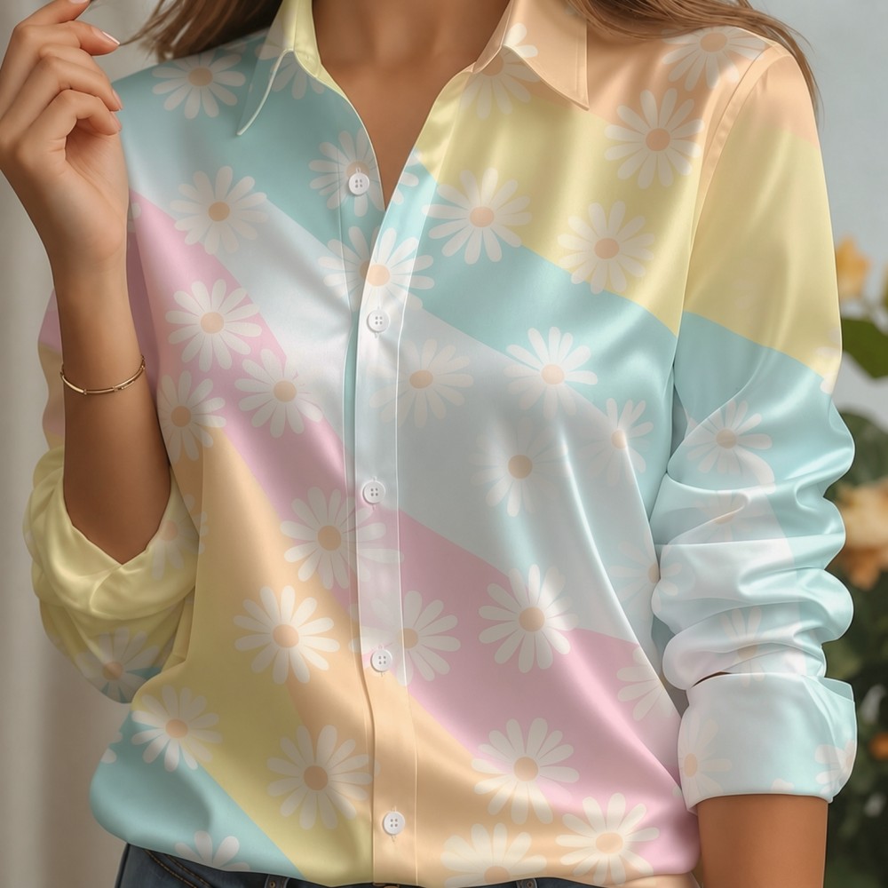 Camisa Feminina de Cetim com G - Women Fashion Images avaliação e preço