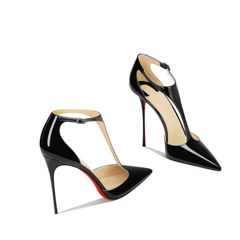 Scarpins Pretos de Salto Agulh - Women'S Fashion Petite avaliação e preço