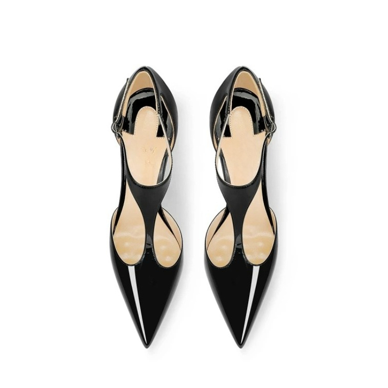Scarpins Pretos de Salto Agulh - Women'S Fashion Petite avaliação e preço
