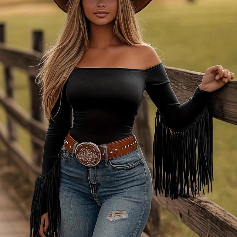 Roupas Femininas Blusa de Mang - Off Shoulder Top avaliação e preço