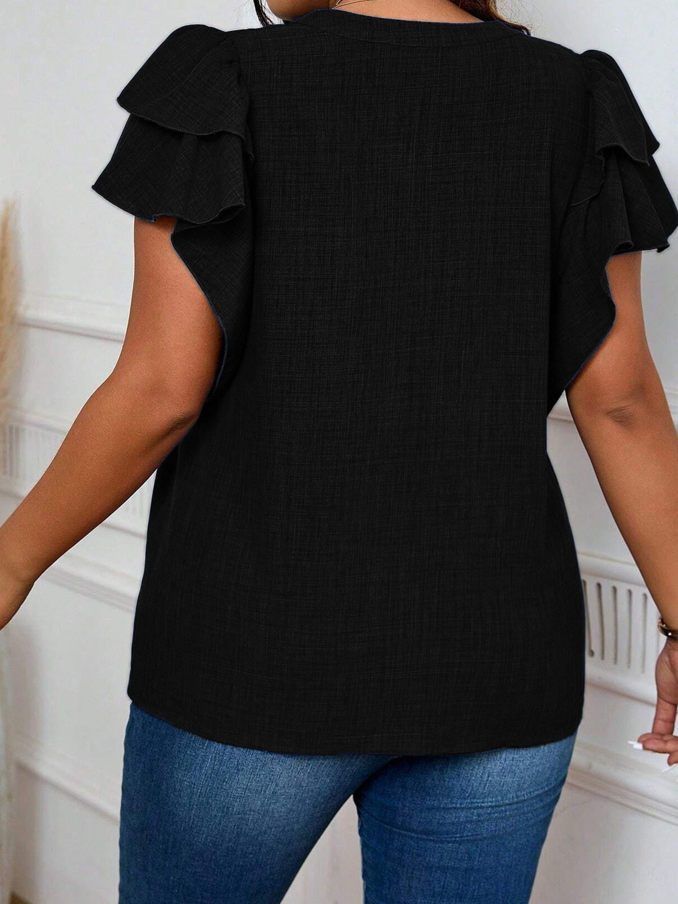 Blusa Feminina Plus Size Elega - Women'S Fashion Essentials avaliação e preço