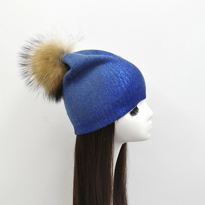 JANEFUR-Gorro com pele de guax - Women'S Real Y2K Fashion avaliação e preço