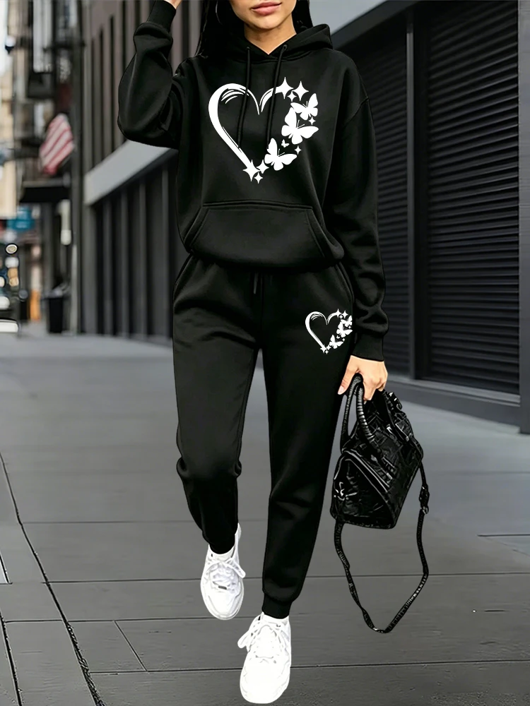 Conjunto de Moletom Feminino 2 - Women'S Fashion Winter 2026 avaliação e preço