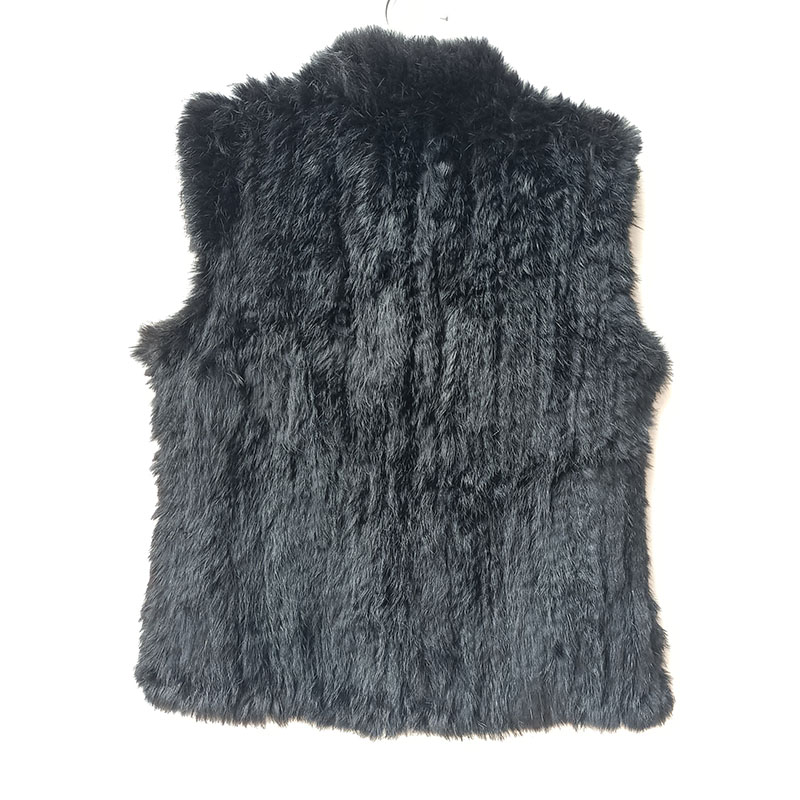 Colete de pele de coelho real  - Women'S Fashion Gilet avaliação e preço