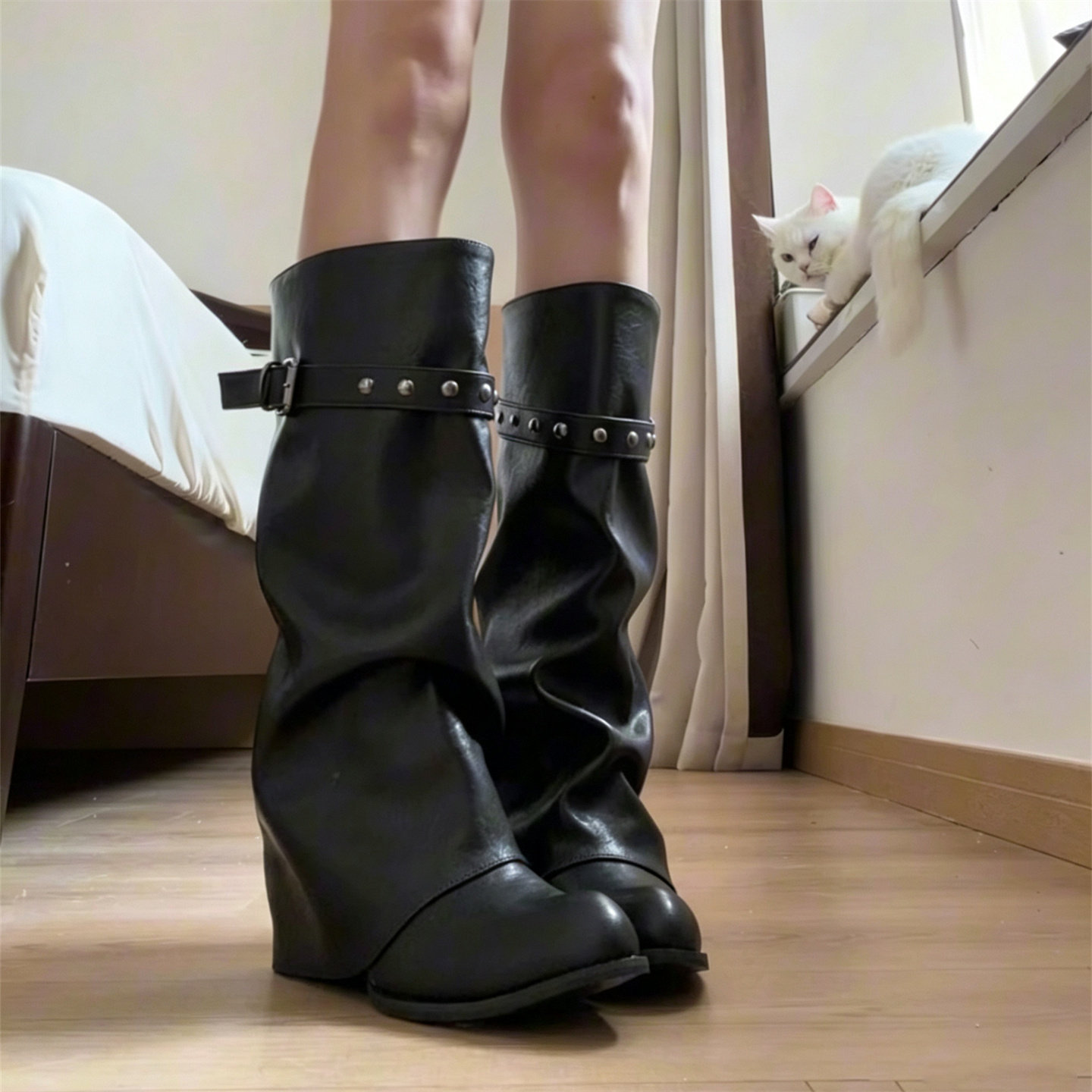 Botas Femininas de Cano Alto D - Women'S Fashion Winter 2026 avaliação e preço