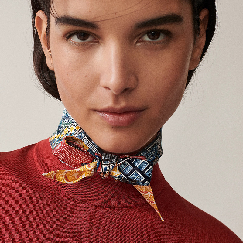 Lenço impresso de dupla camada - Women'S Fashion Layering avaliação e preço
