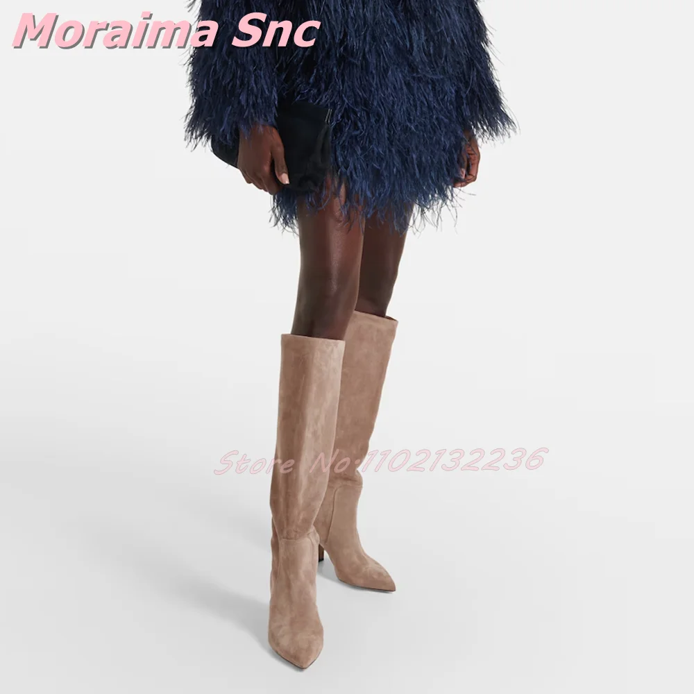 Camurça de couro apontou toe j - Women'S Fashion Winter 2026 avaliação e preço