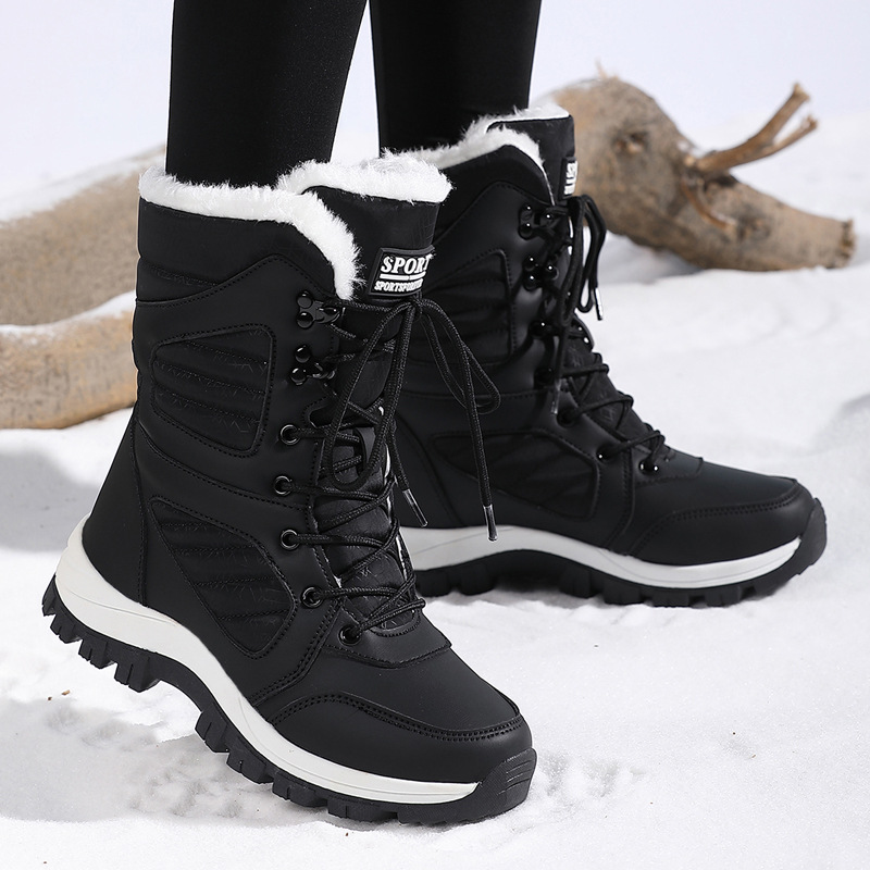 Botas de neve elegantes femini - Women'S Fashion Layering avaliação e preço