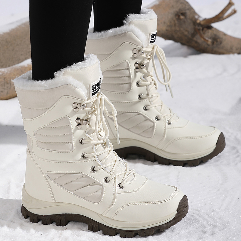 Botas de neve elegantes femini - Women'S Fashion Layering avaliação e preço