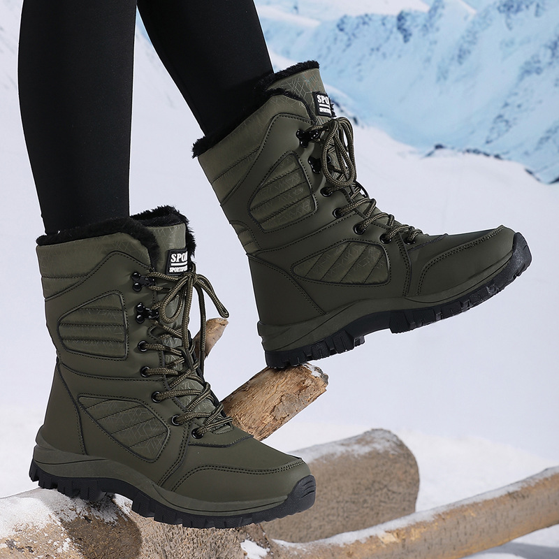 Botas de neve elegantes femini - Women'S Fashion Layering avaliação e preço
