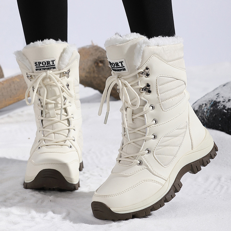 Botas de neve elegantes femini - Women'S Fashion Layering avaliação e preço