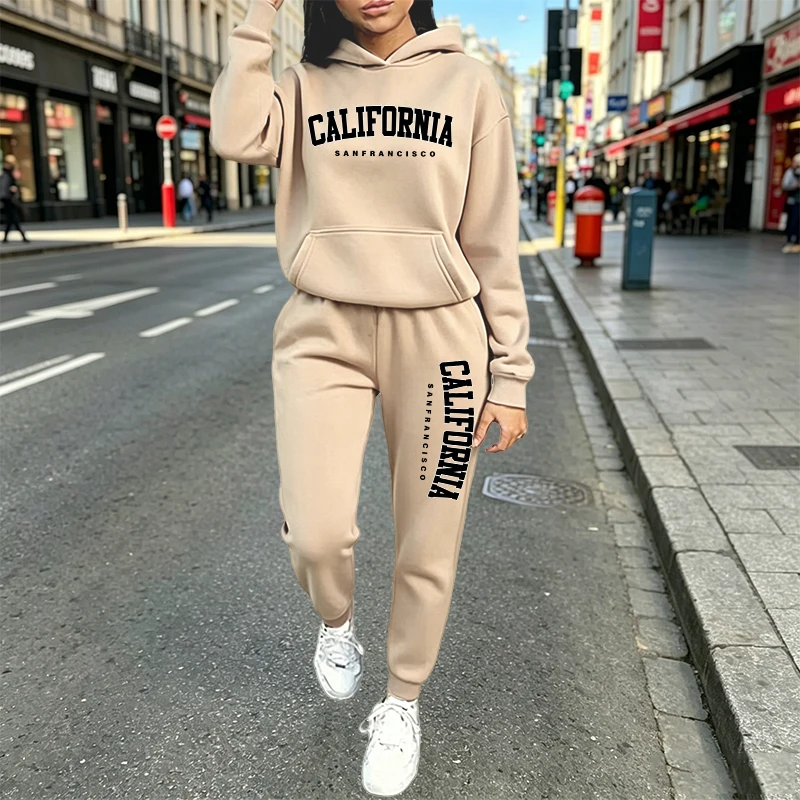Conjunto de Moletom Casual Urb - Women'S Fashion Winter 2026 avaliação e preço