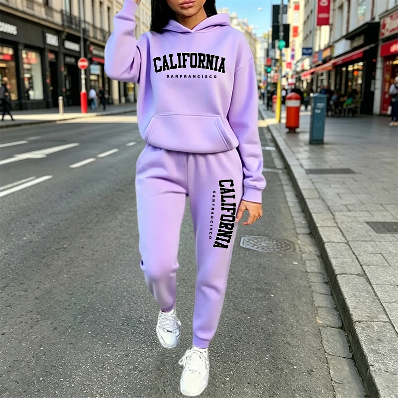 Conjunto de Moletom Casual Urb - Women'S Fashion Winter 2026 avaliação e preço