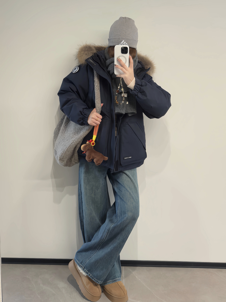 Parkas Femininas de Pele Real  - Women'S Real Y2K Fashion avaliação e preço