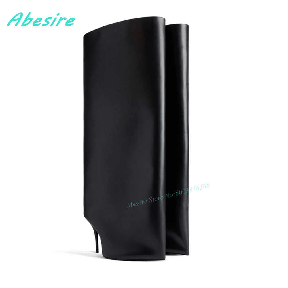 Botas altas de couro fosco, bi - Women'S Fashion Winter 2026 avaliação e preço