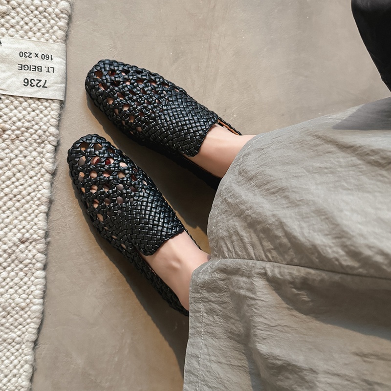 Sandálias Femininas de Couro G - Women'S Fashion Loafers avaliação e preço