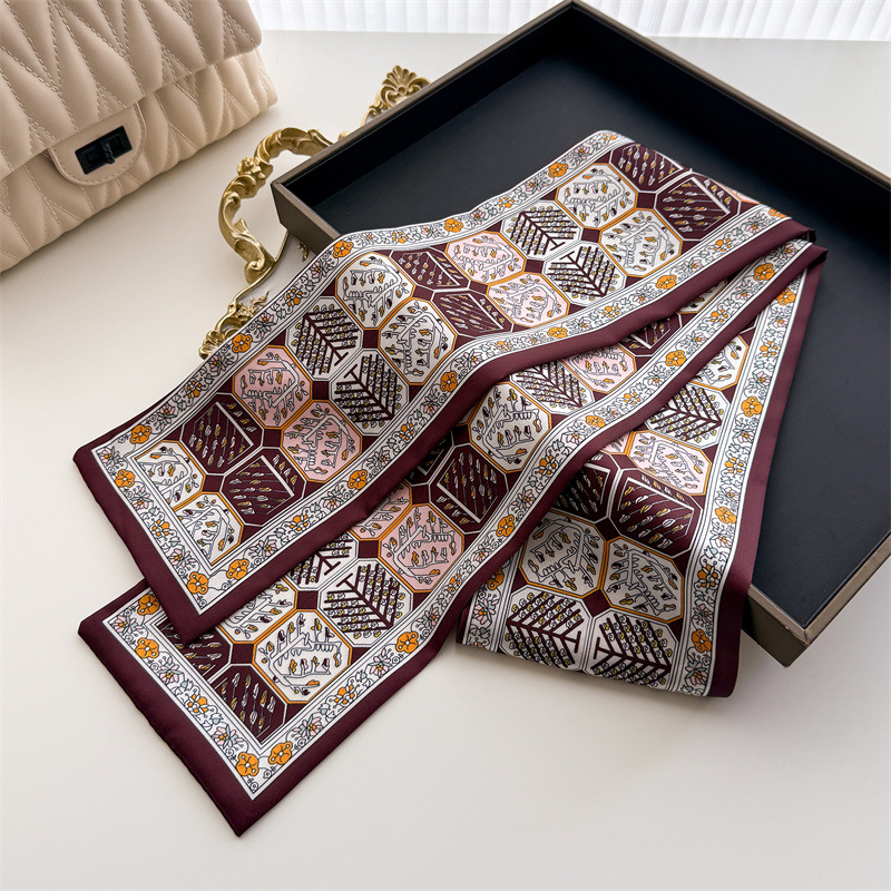12*145cm pequeno novo lenço de - Women'S Fashion Layering avaliação e preço