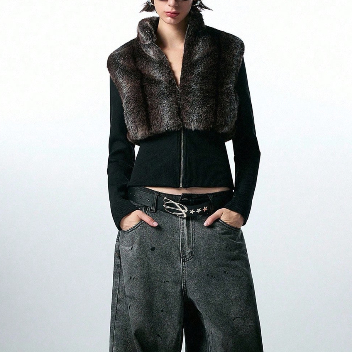 Colete feminino sem mangas com - Women'S Fashion Gilet avaliação e preço