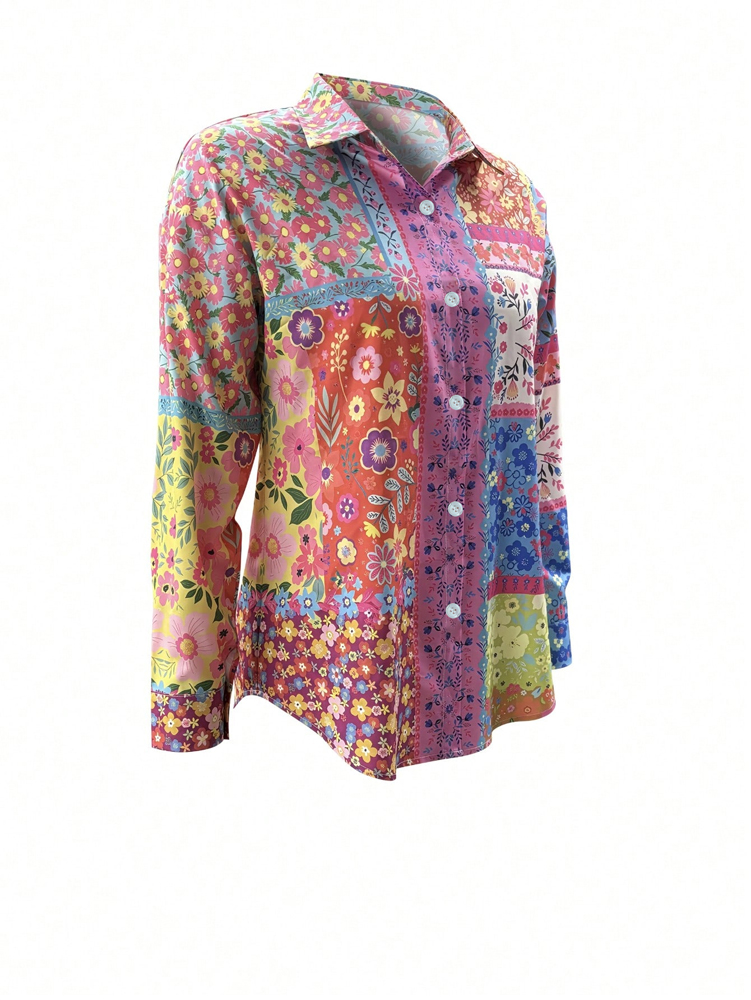 Blusa casual plus size com est - Women'S Fashion Essentials avaliação e preço