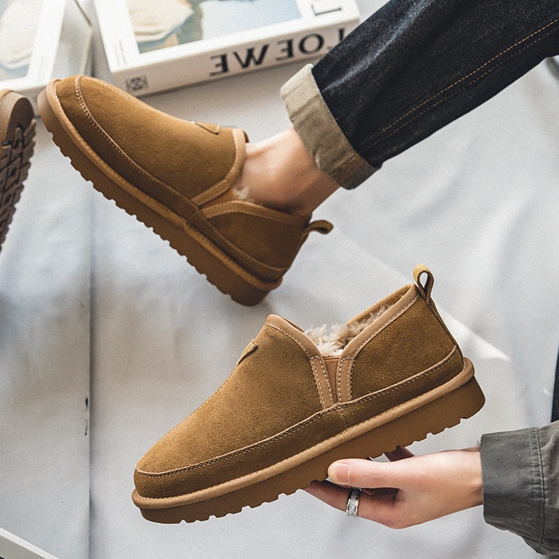 Botas de Neve Unissex de Couro - Women'S Fashion Winter 2026 avaliação e preço