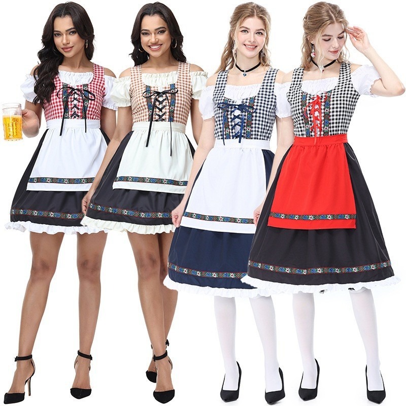 Traje tradicional bávaro alemã - Off Shoulder Top avaliação e preço